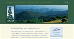 Desktop Screenshot of forestdermatology.com